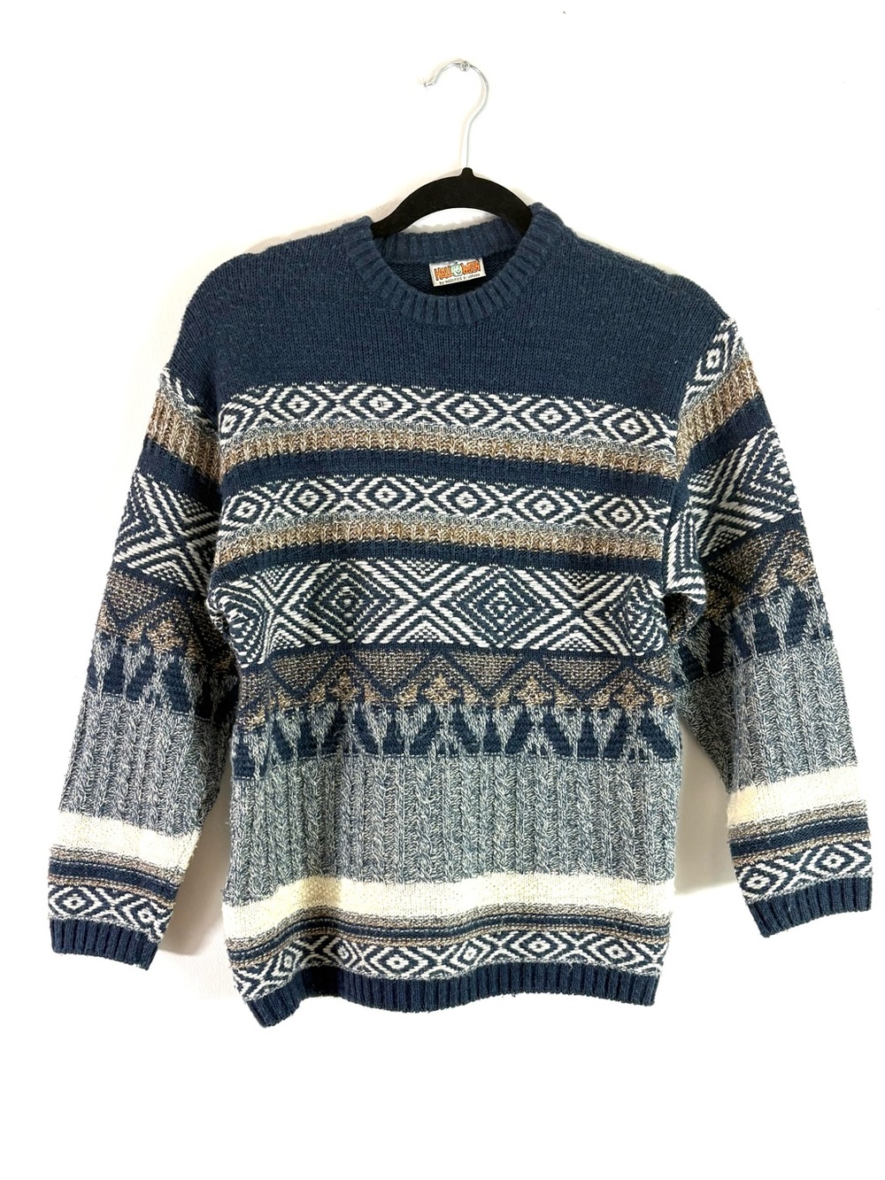 Nordic style classic knit Crewneck Sweater